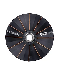 Godox 128 Parabolic Light Focusing System Kit 50-Inch Reflector for Various Strobe Lights