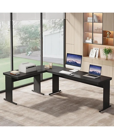 Tribesigns 83" L-Shaped Executive Desk