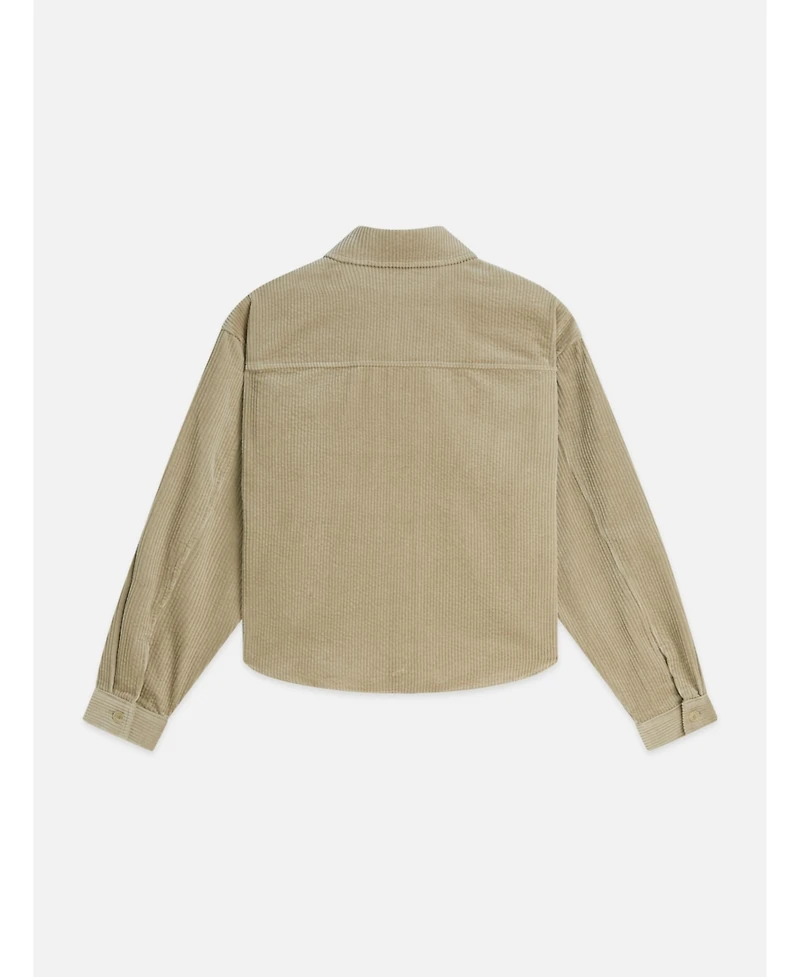 Scotch & Soda Women's Corduroy Long-Sleeve Button-Up Shirt