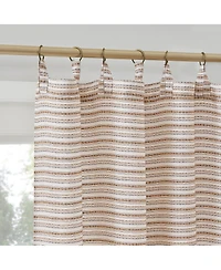 Archaeo Woven Stripes Ring Top Curtains