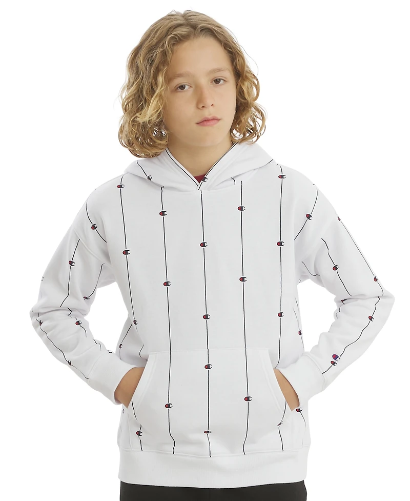 Champion Boys' 8-20 Allover Print Oversized Hoodie