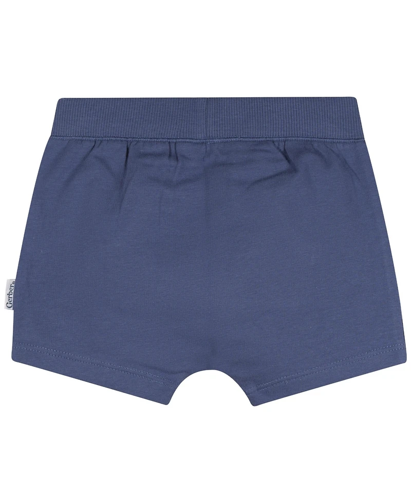 Gerber Baby Boys'(0-24M) Shorts - 2-Pack