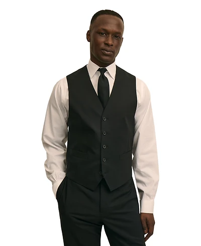 B by Brooks Brothers Men's Classic-Fit Wool Blend Suit Separates Vest