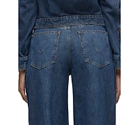 Hudson Jeans Women's James High-Waisted Wide-Leg