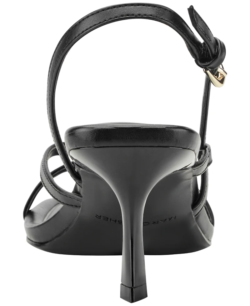 Marc Fisher Women's Derisa Square Toe Slingback Dress Sandals