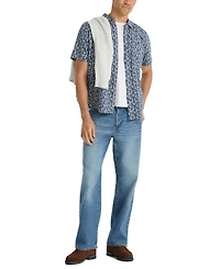 Nautica Men's Dobby Short-Sleeve Shirt