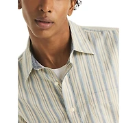 Nautica Men's Slub Long-Sleeve Shirt