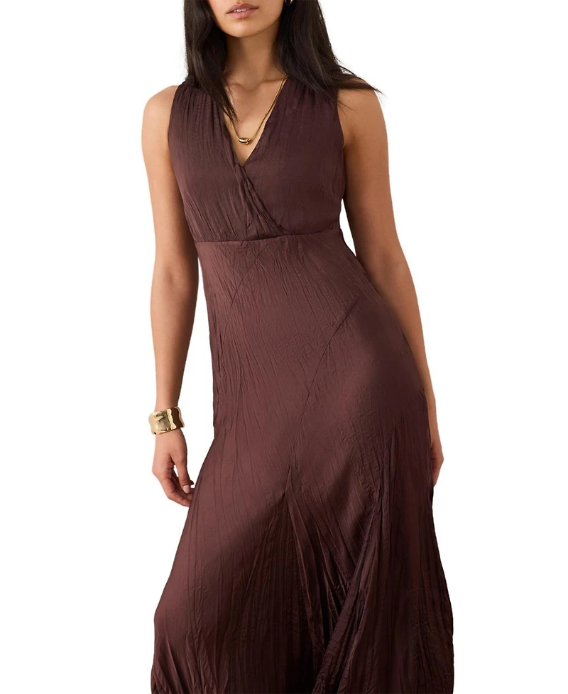 Mint Velvet Women's Crinkle Maxi Dress
