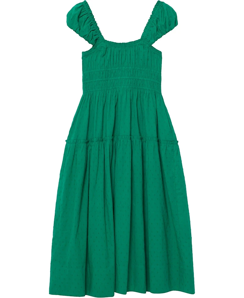 Mint Velvet Women's Cotton Scoop Neck Midi Dress