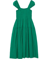Mint Velvet Women's Cotton Scoop Neck Midi Dress