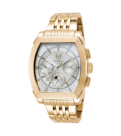 Invicta S.Coifman Men's Heritage Chronograph Dial Stainless Steel Bracelet Watch
