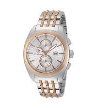 Invicta S.Coifman Men's Heritage Chronograph Silver Dial Stainless Steel Bracelet Watch