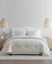 Palm Aire Selena Geometric 3-Piece Comforter Set