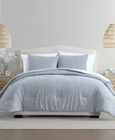 Palm Aire Jackson Stripe Cotton 3 Piece Comforter Sets