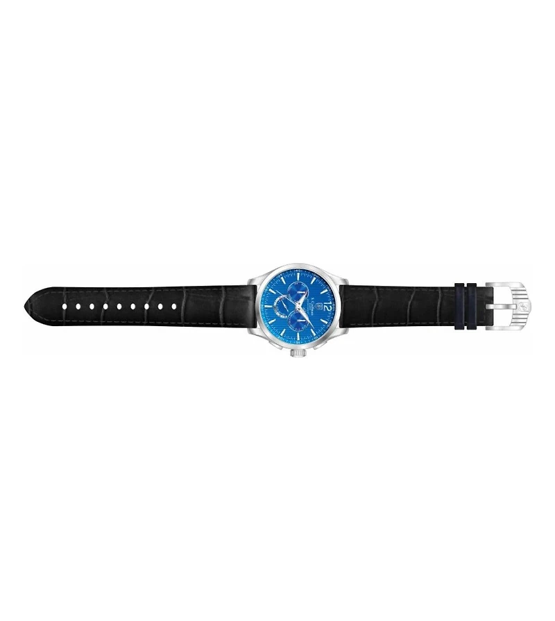 Invicta S.Coifman Men's Chronograph Dial Leather Strap Watch