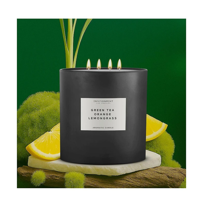 Environment 55oz Candle Inspired by Delano Beach Club Hotel - Green Tea | Lemongrass