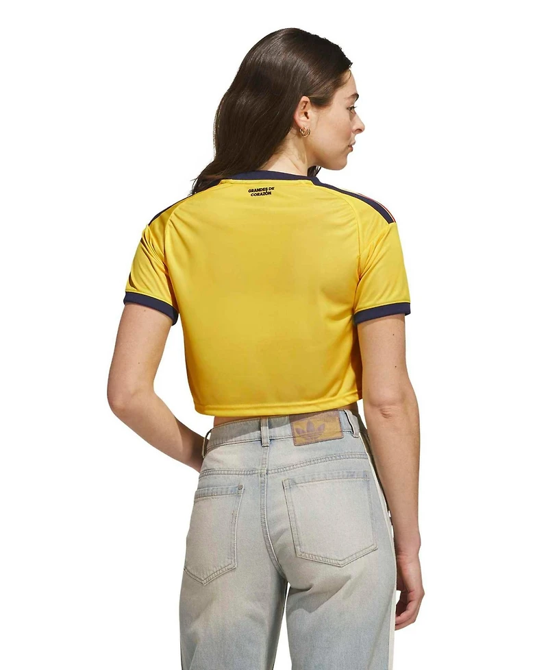 adidas Women's Yellow Club America 2026/27 Home Cropped Replica Jersey