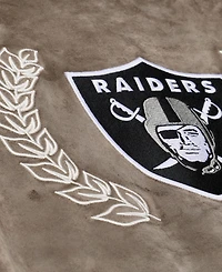 Mitchell & Ness Women's Tan Oakland Raiders Full-Snap Varsity Jacket