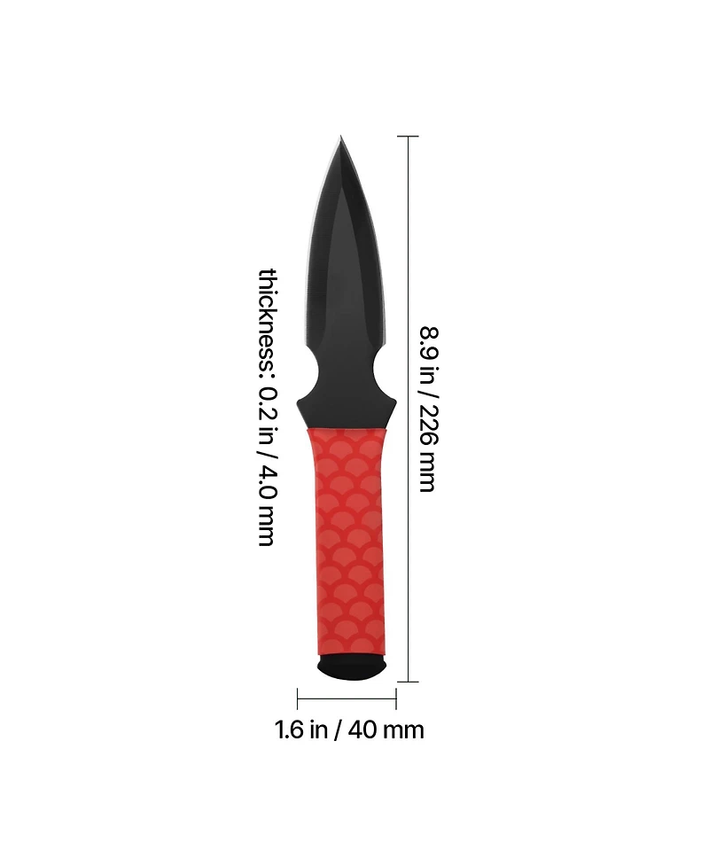 Sevorley Throwing Knives Set, 6-Pack 8.9 inch Stainless Steel Knives with Nylon Sheath