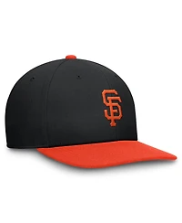 Men's Nike Black/Orange San Francisco Giants Pro Dri-fit snapback Hat
