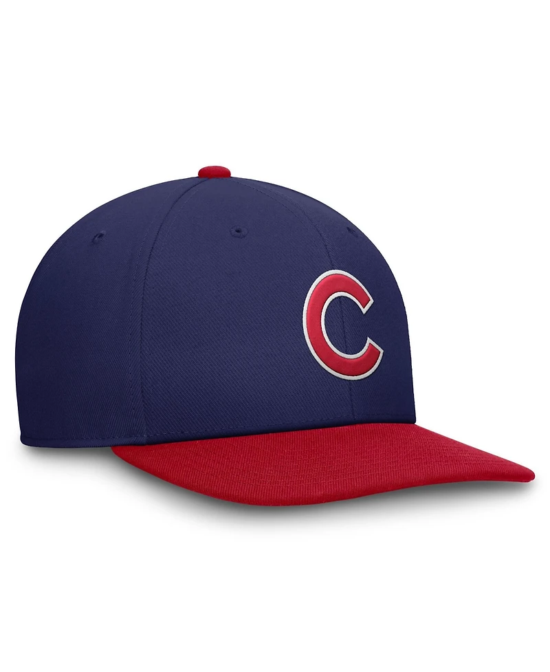 Nike Men's Royal/Red Chicago Cubs Pro Dri-fit Snapback Hat