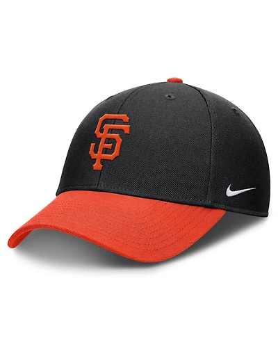 Nike Men's Black/Orange San Francisco Giants Dri-fit Club Adjustable Hat