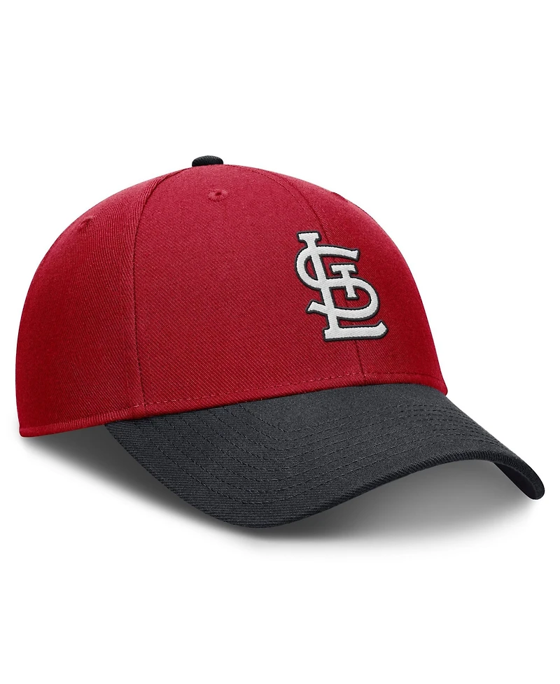 Nike Men's Red/Navy St. Louis Cardinals Dri-fit Club Adjustable Hat