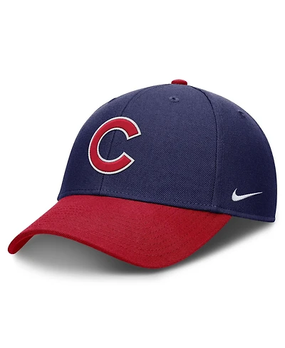 Nike Men's Navy/Red Chicago Cubs Dri-fit Club Adjustable Hat