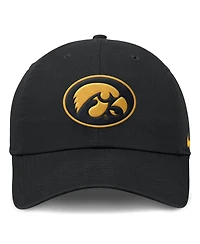 Men's Nike Black Iowa Hawkeyes Club Dri-fit Adjustable Hat