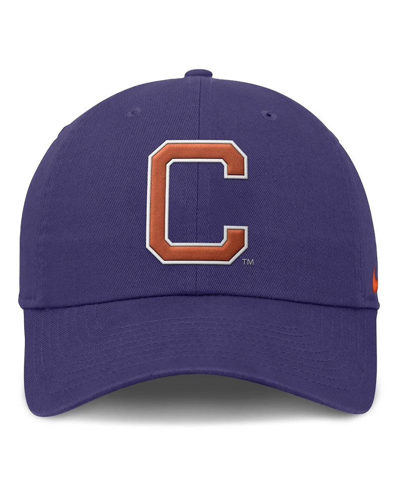 Men's Nike Purple Clemson Tigers Club Dri-fit Adjustable Hat