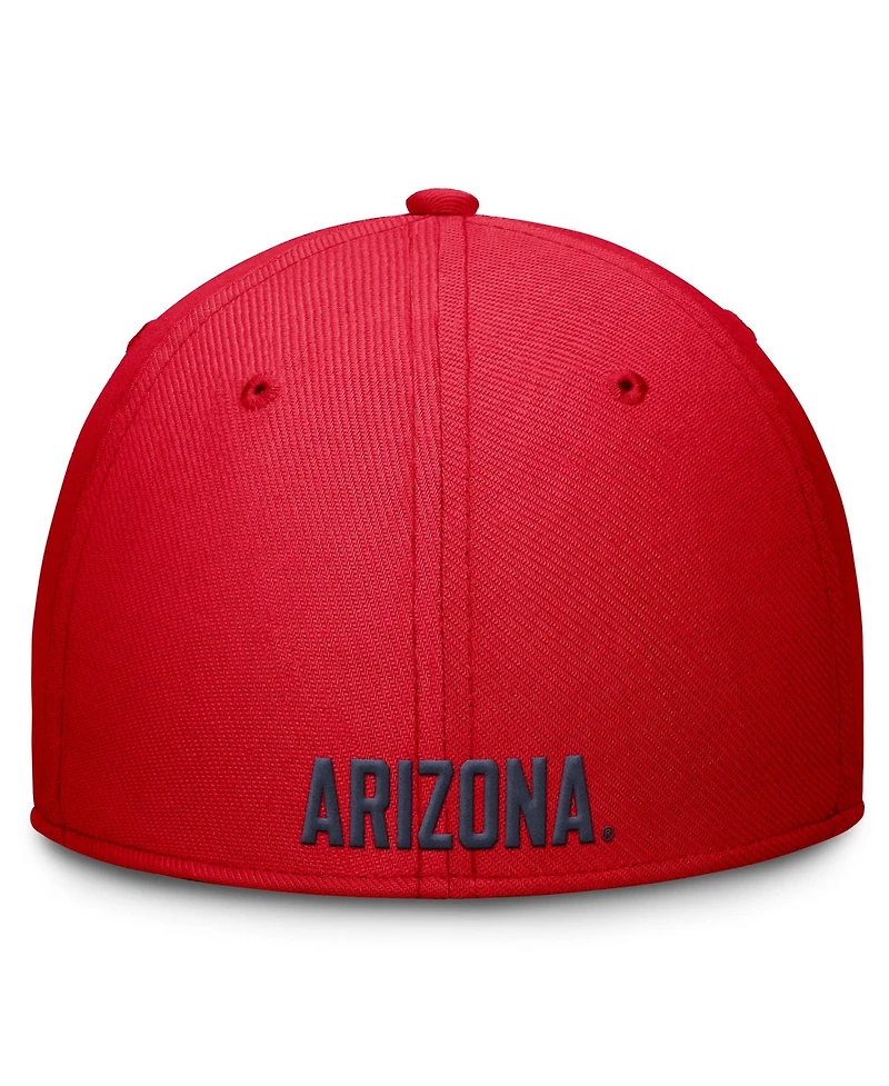 Men's Nike Red Arizona Wildcats Rise SwooshFlex Dri-fit Hat