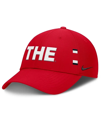 Men's Nike Scarlet Ohio State Buckeyes The Club Dri-fit Adjustable Hat