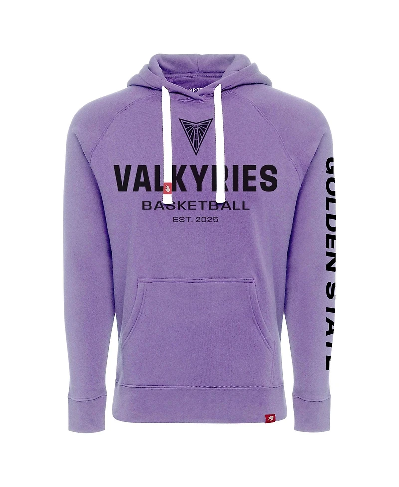 Sportiqe Men's and Women's Violet Golden State Valkyries Olsen Hoodie