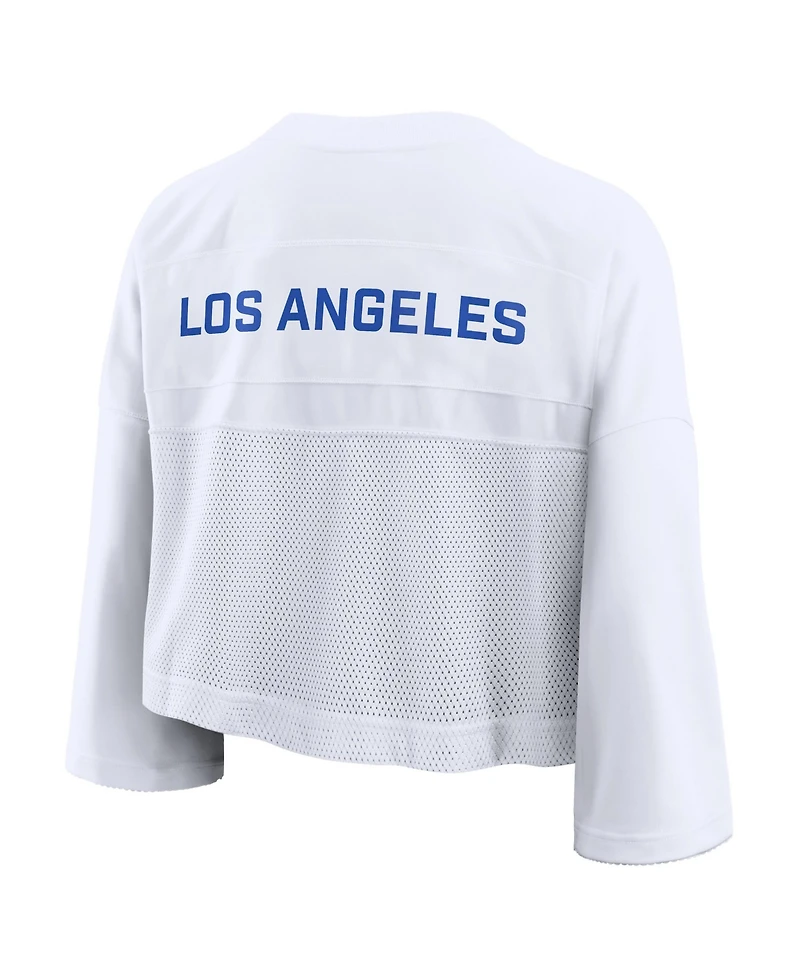 Nike Women's Los Angeles Rams Wide Receiver Cropped Mesh Jersey