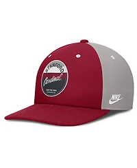 Nike Men's Cardinal/Gray Stanford Cardinal Prep Pro Performance Snapback Hat