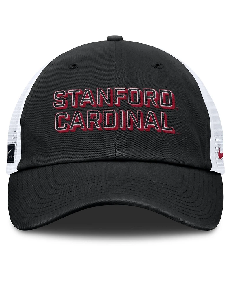 Nike Men's Black Stanford Cardinal 2025 Gameday On-Field Club Adjustable Trucker Hat