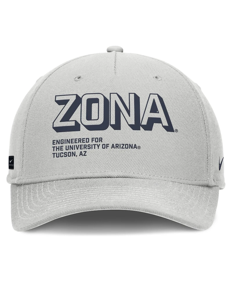 Nike Men's Gray Arizona Wildcats 2025 Sideline Dust Pinched Rise Adjustable Hat