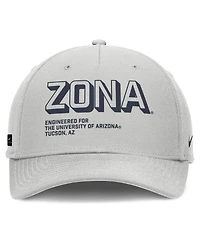 Nike Men's Gray Arizona Wildcats 2025 Sideline Dust Pinched Rise Adjustable Hat