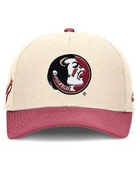 Nike Men's Natural/Pink Florida State Seminoles Academic Rise Dri-fit Adjustable Hat