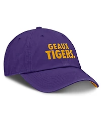 Men's and Women's Nike Purple Lsu Tigers Primetime Chant Club Adjustable Hat