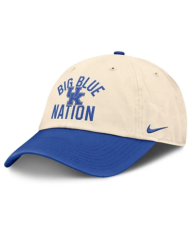 Men's and Women's Nike Natural Kentucky Wildcats 2026 Primetime Natural 2-Tone Club Adjustable Hat