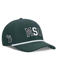 Nike Men's and Women's Green Michigan State Spartans 2026 Basketball Refresh 5-Panel Rope Rise Hat