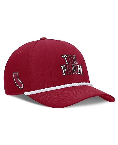 Men's and Women's Nike Cardinal Stanford Cardinal 2026 Basketball Refresh 5-Panel Rope Rise Hat