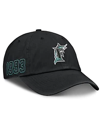 Men's Nike Black Florida Marlins Cooperstown Club Adjustable Hat