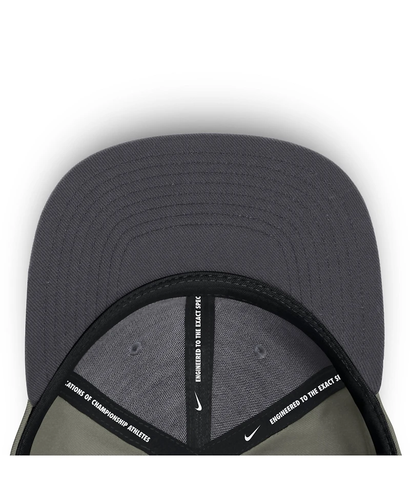 Men's Nike Olive Athletics Pro Dri-fit snapback Hat