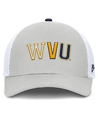 Men's and Women's Nike Gray West Virginia Mountaineers 2026 Basketball Refresh 5-Panel Rise Trucker Hat