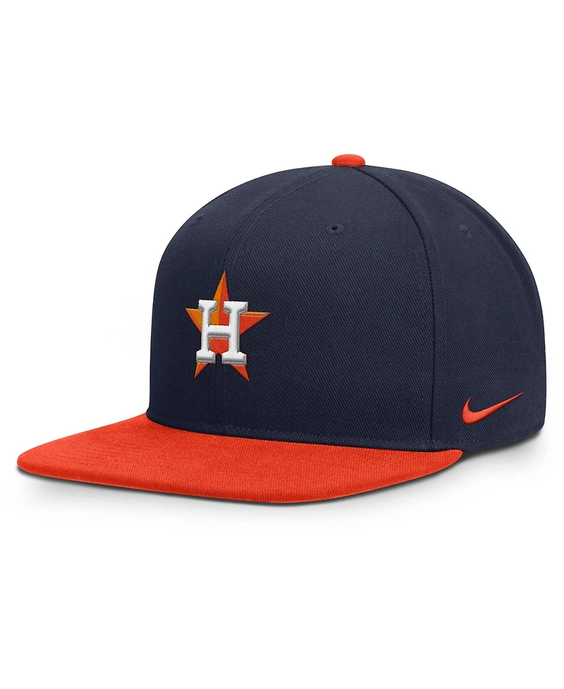 Men's Nike Navy/Orange Houston Astros Primetime Pro Dri-fit snapback Hat