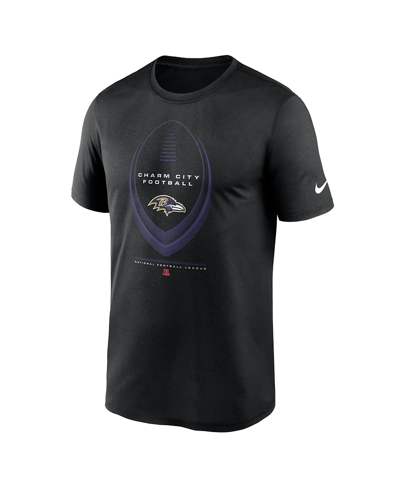 Men's Nike Black Baltimore Ravens Legend Icon Dri-fit T-Shirt