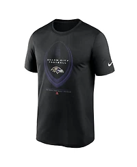 Men's Nike Black Baltimore Ravens Legend Icon Dri-fit T-Shirt