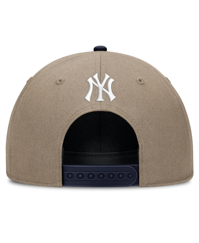 Men's Nike Khaki New York Yankees Father's Day Rope Rise Adjustable Hat